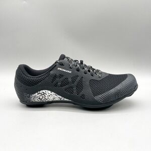 Specialized Womens 9 Remix Road Cycling Shoes Black White Biking Spin Sporty